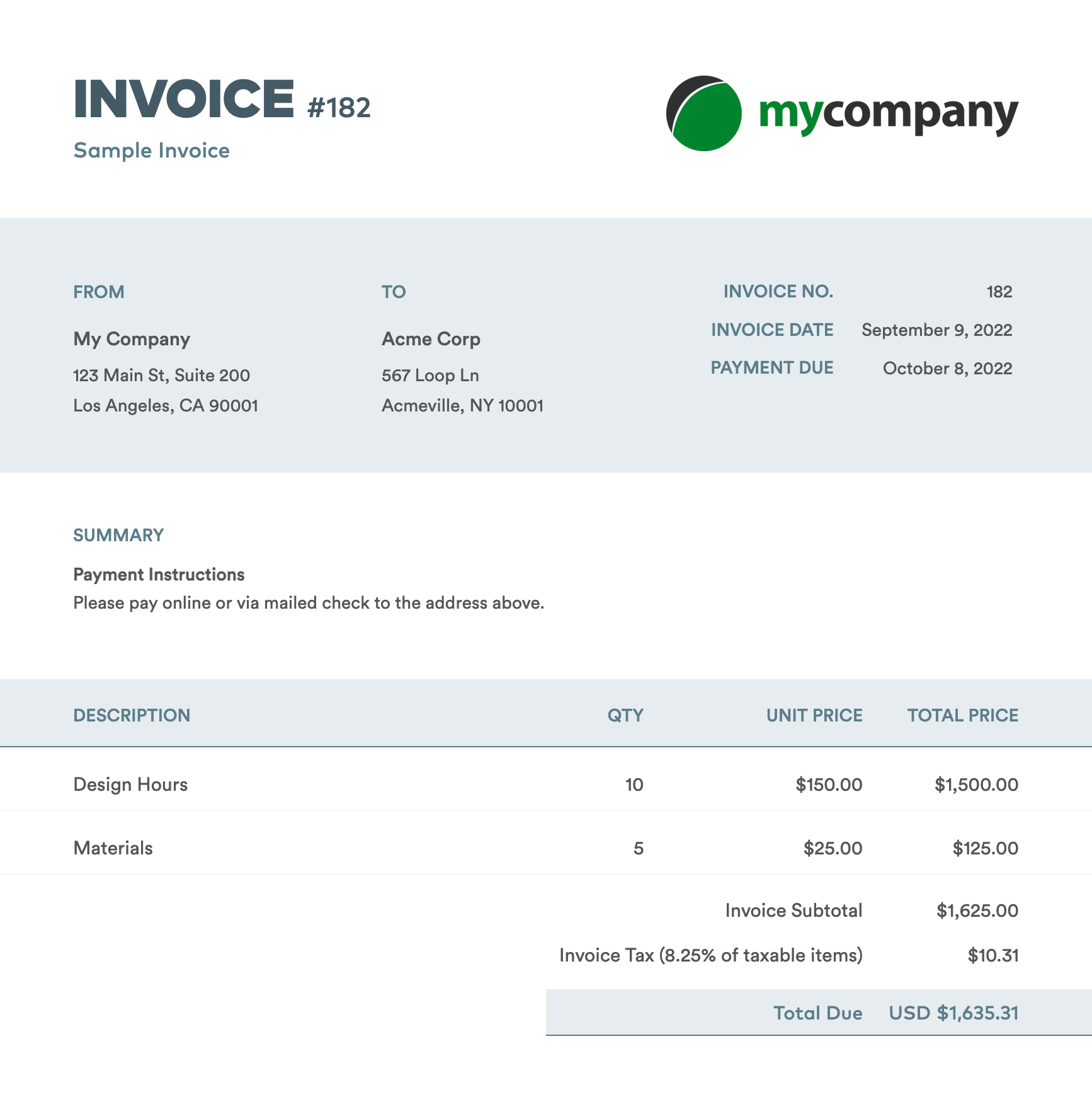 Free Invoice Templates Customizable With HTML And CSS Download free-invoice-templates-customizable-with-html-and-css-download